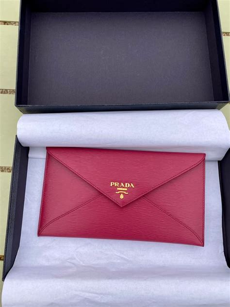 1mf175 prada|Prada Heart Envelope Flap Long Wallet Leather Black 1MF175.